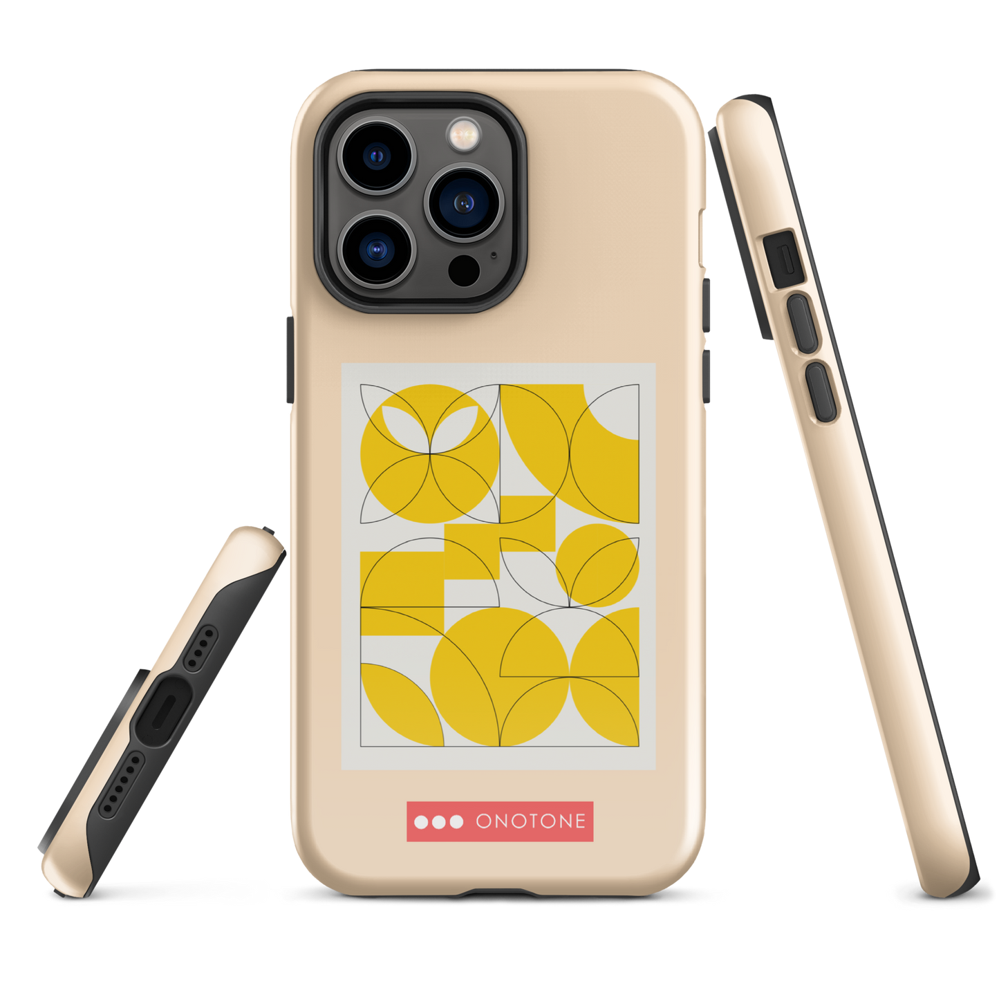 Dual Layer Bauhaus modern iPhone® Case