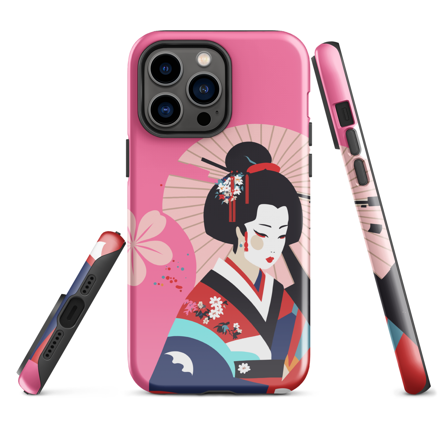 Dual Layer geisha modern iPhone® Case