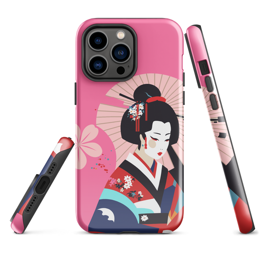 Dual Layer geisha modern iPhone® Case