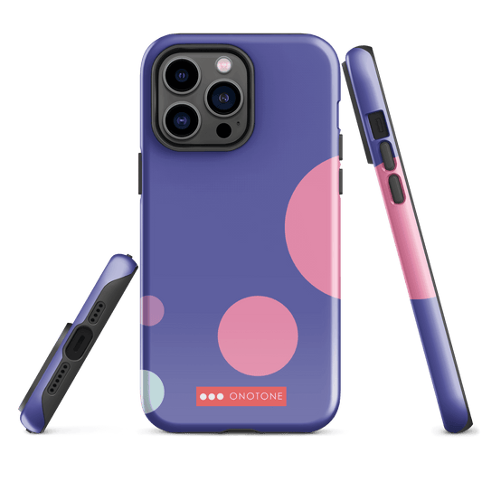 Dual Layer purple modern iPhone® Case (Md-101101)