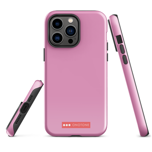 Dual Layer pink iPhone® Case - Pantone® 333