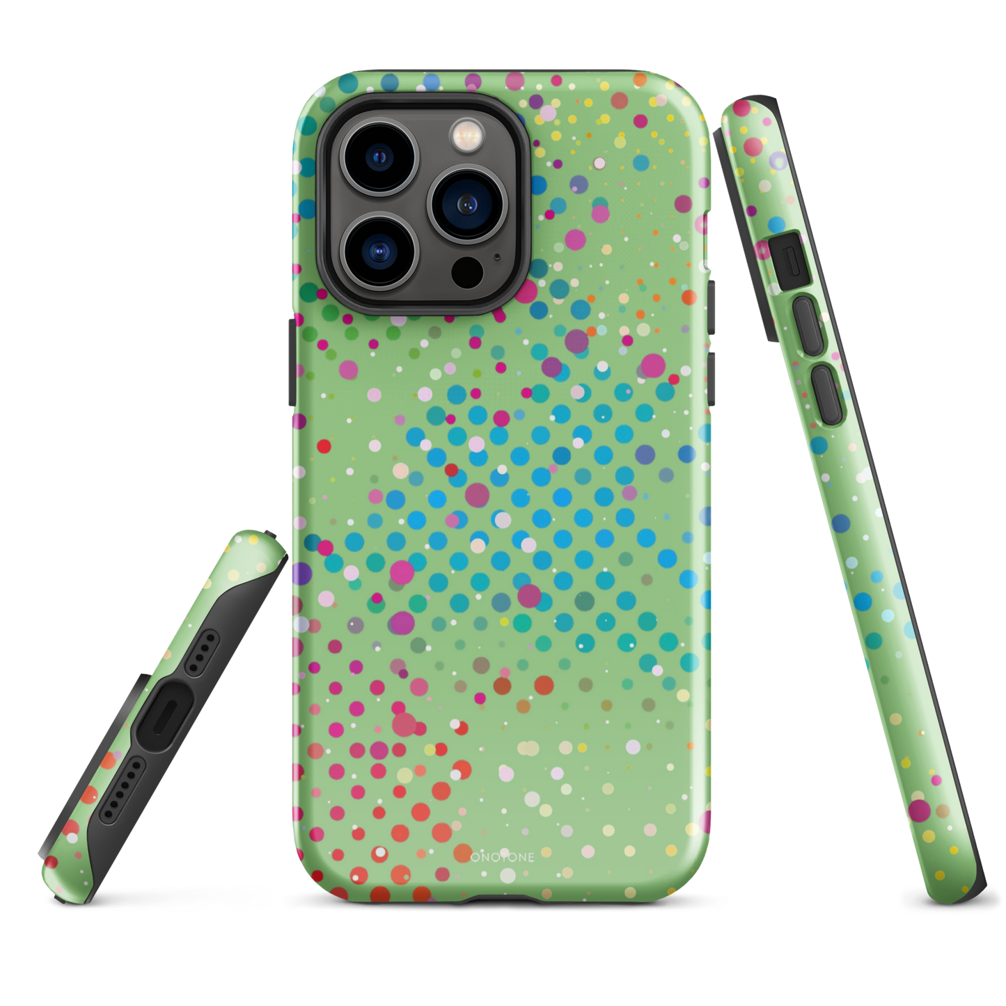 Granny Smith Apple Polka Dot iPhone 14 Pro Max Case