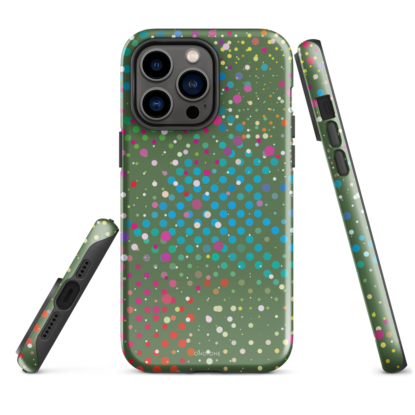 Japanese Laurel Polka Dot iPhone 14 Pro Max Case