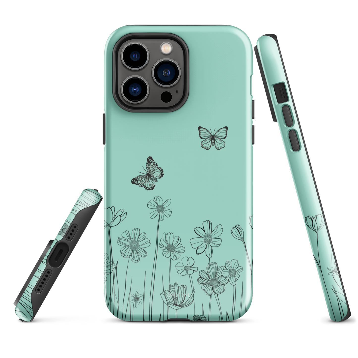 Dewdrops Pastel Color iPhone 14 Pro Max Case