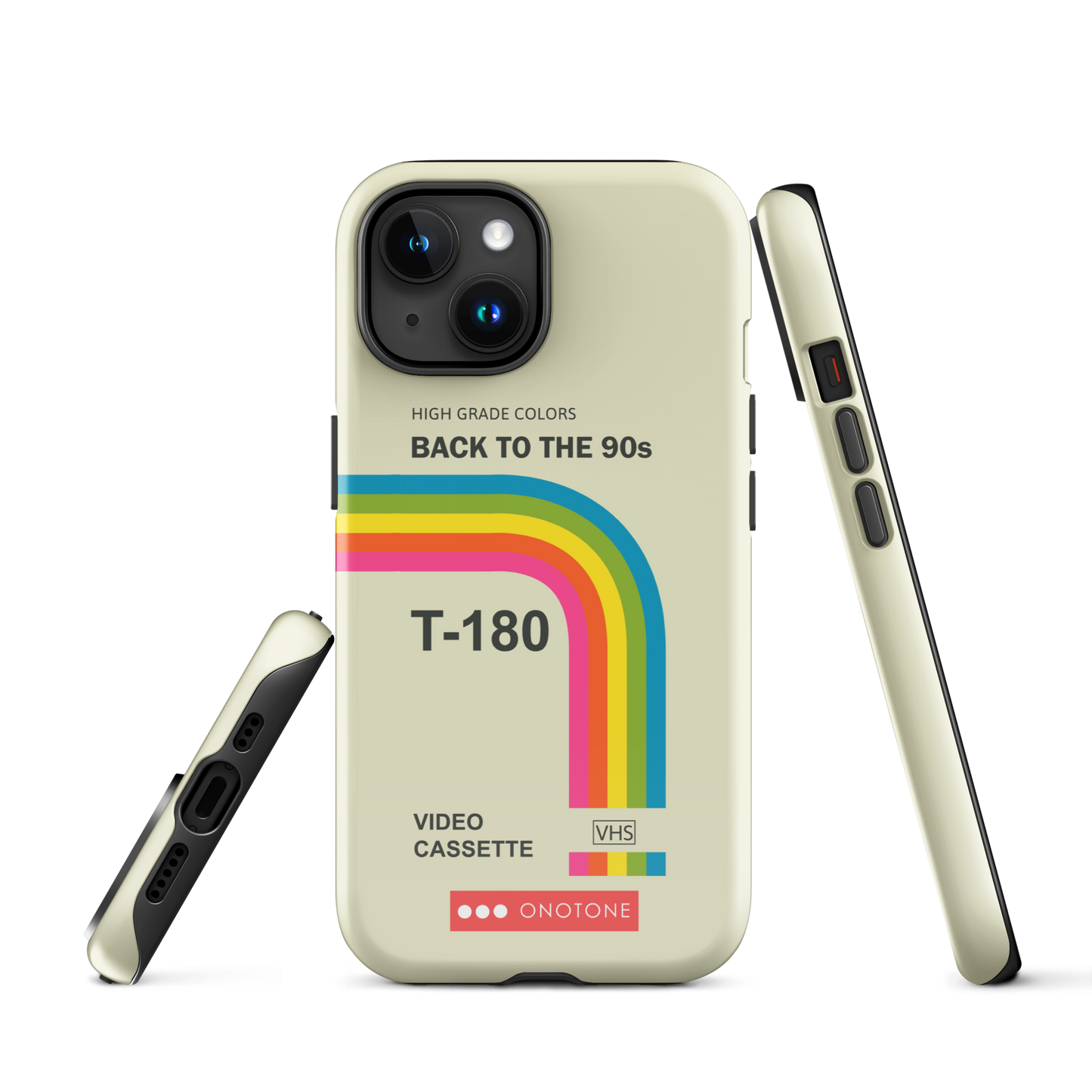 Dual Layer back to 90s VHS modern iPhone® Case