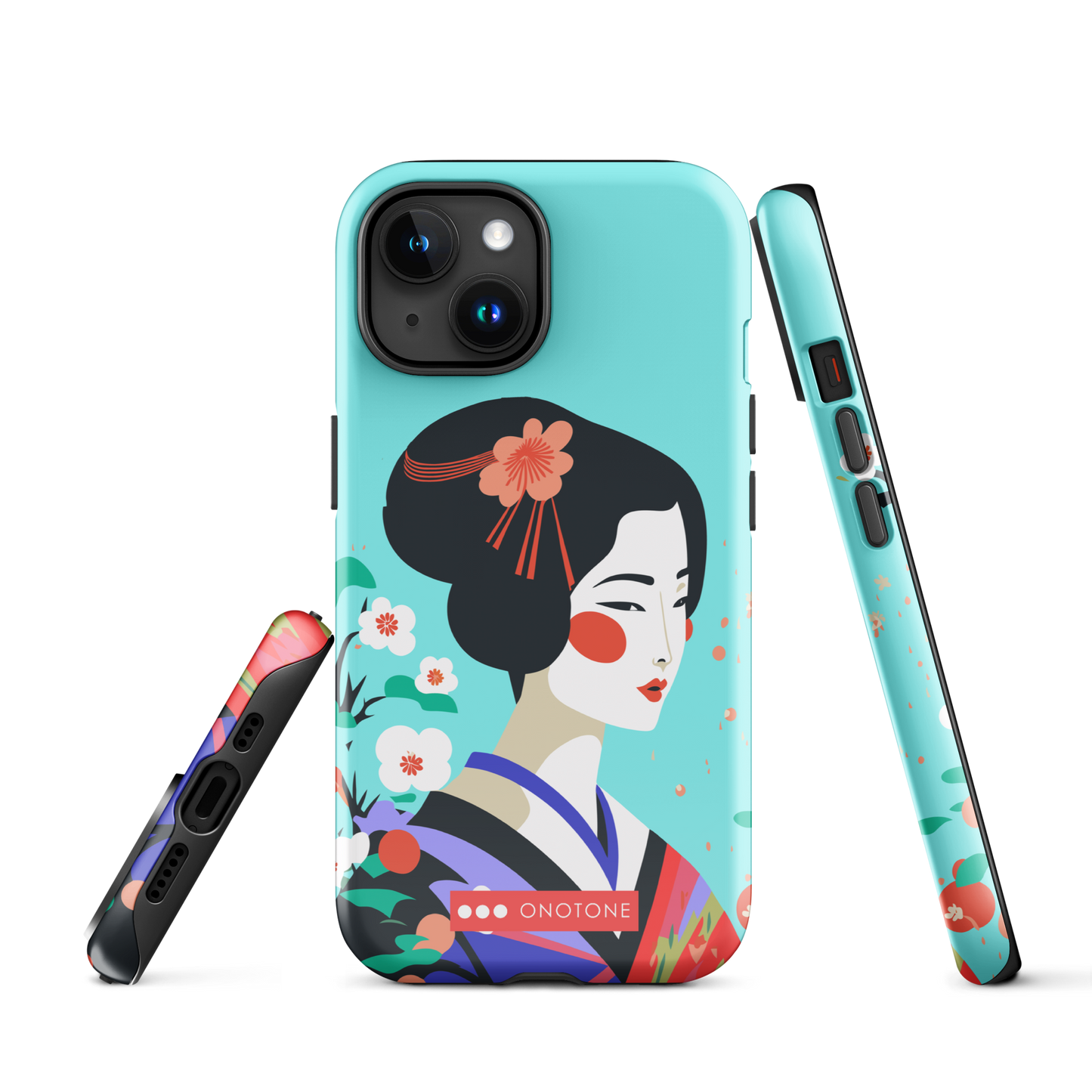 Dual Layer geisha modern iPhone® Case