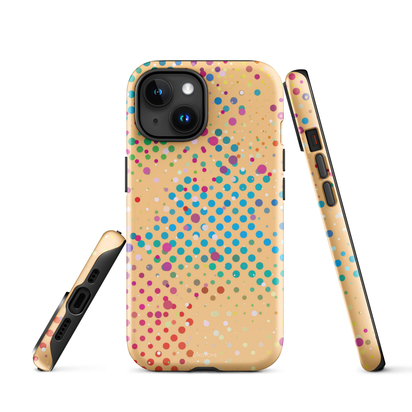 Warm Cocoon Polka Dot iPhone 15 (MagSafe) Case