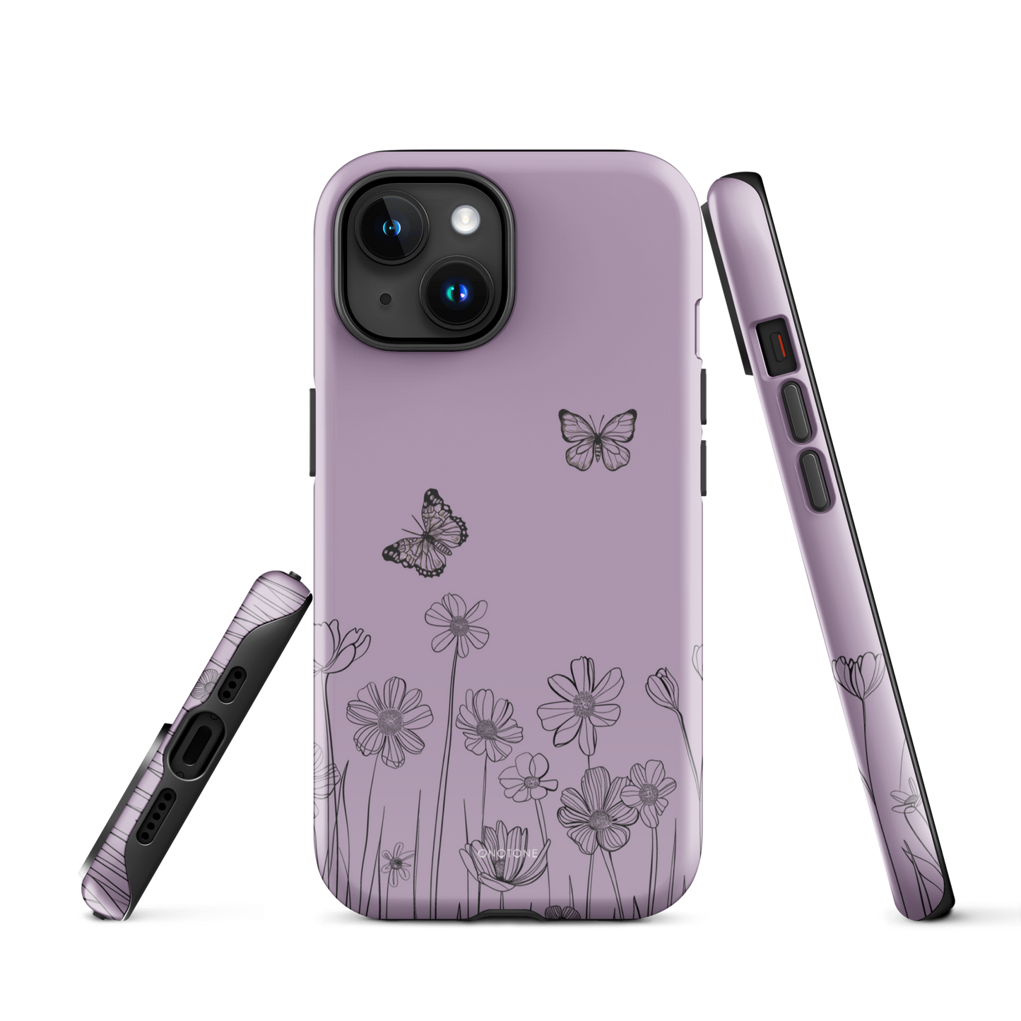 Lavender Lily Pastel Color iPhone 15 (MagSafe) Case