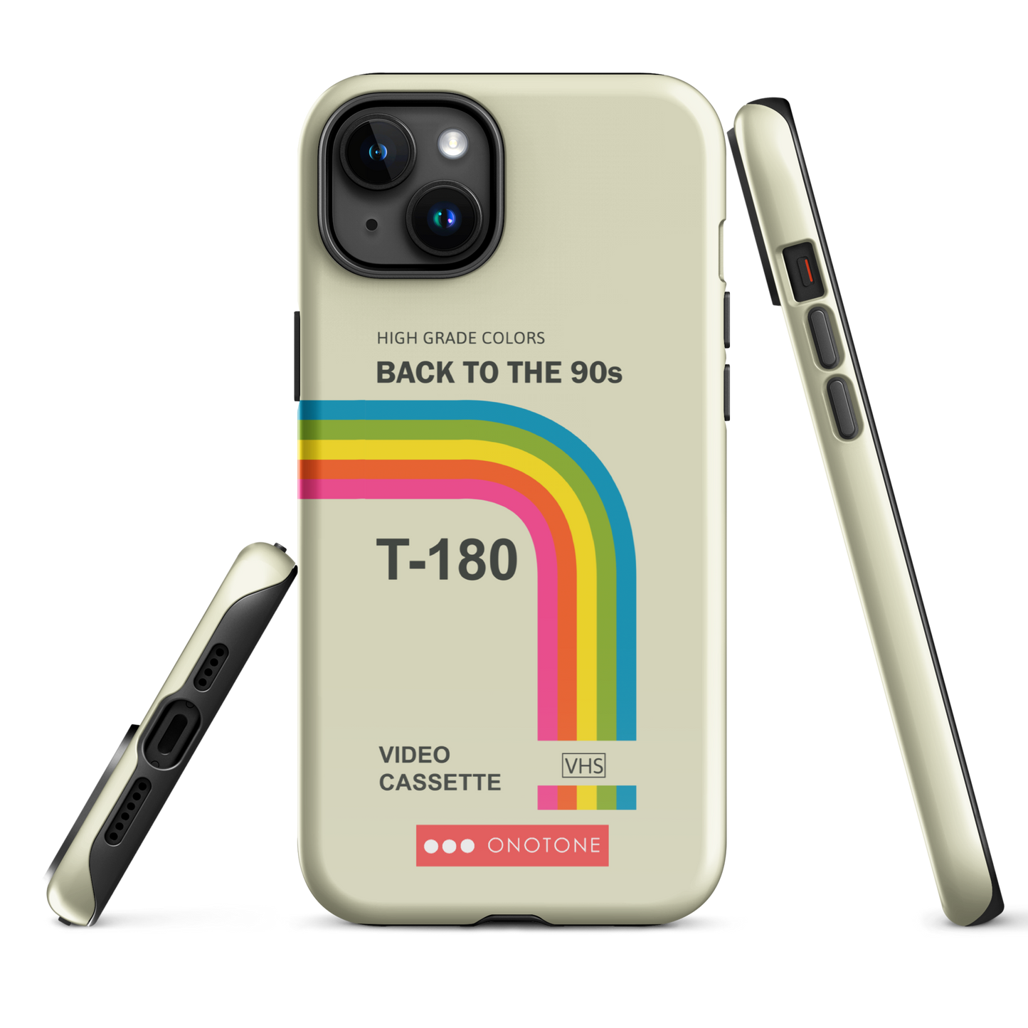 Dual Layer back to 90s VHS modern iPhone® Case