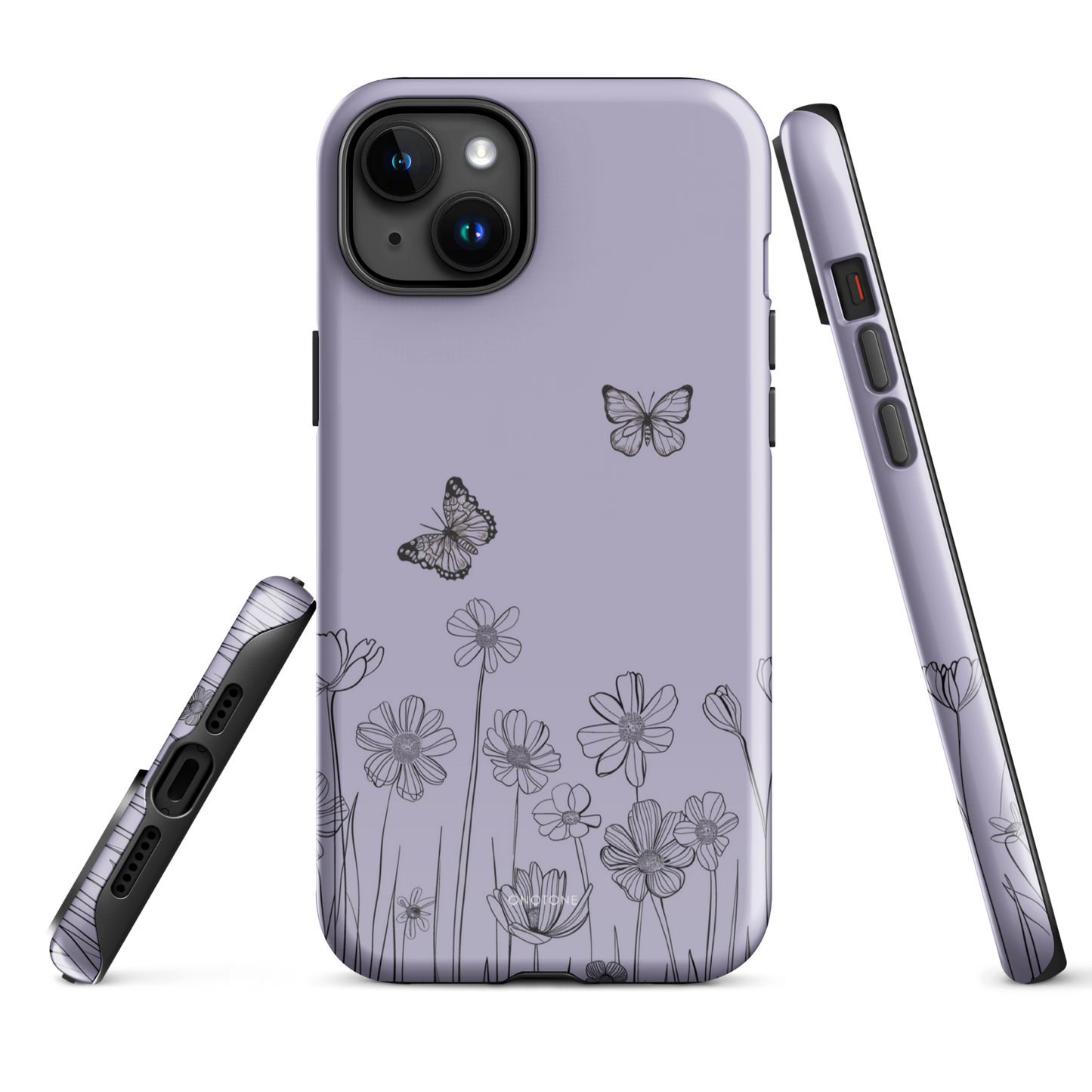 Lilac Clematis Pastel Color iPhone 15 Plus (MagSafe) Case