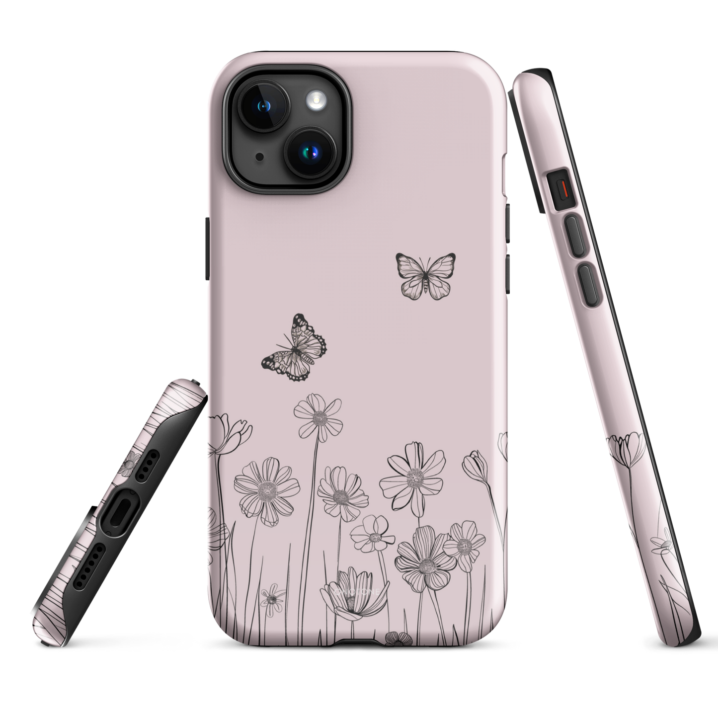 Raindrop Roses Pastel Color iPhone 15 Plus (MagSafe) Case