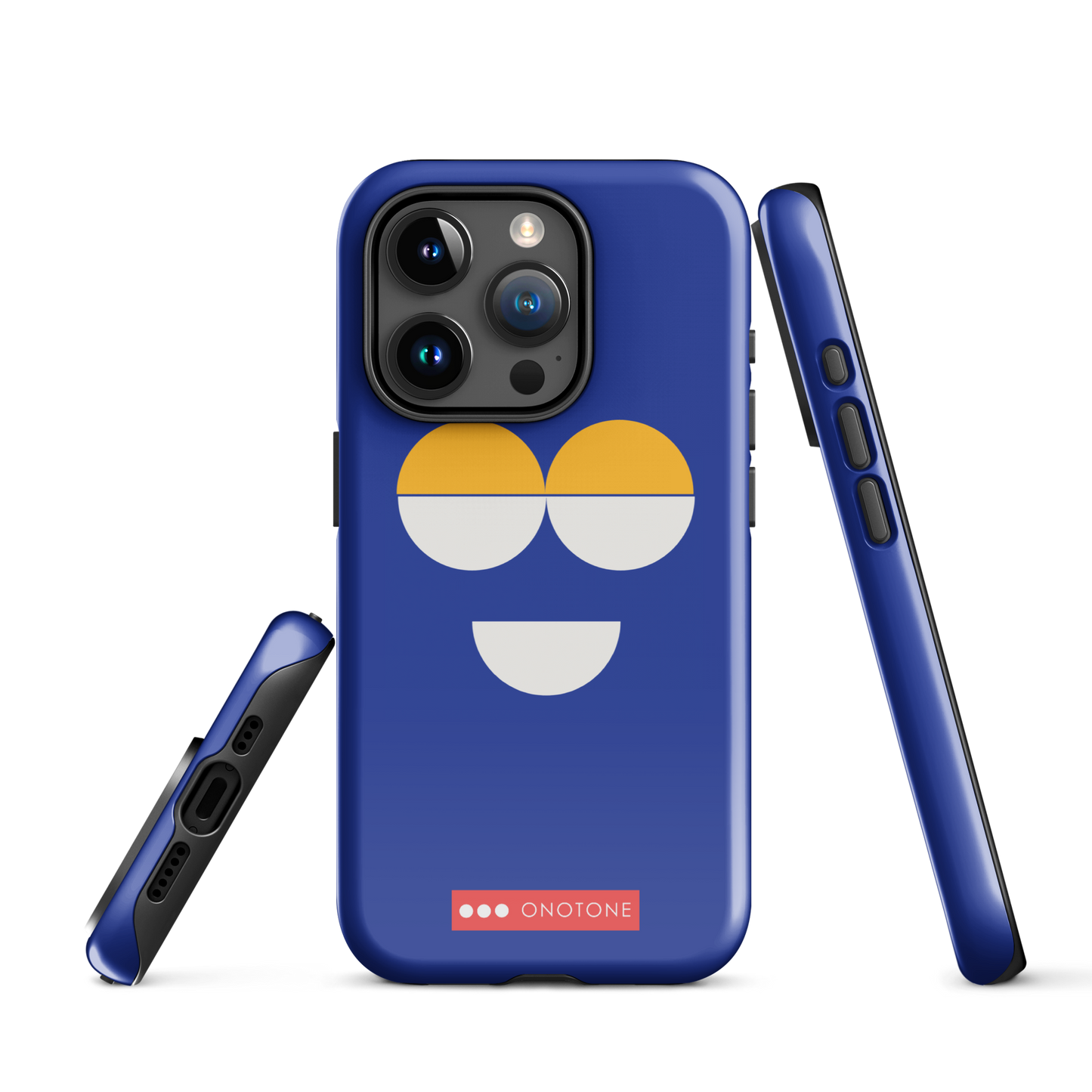 Dual Layer blue modern iPhone® Case