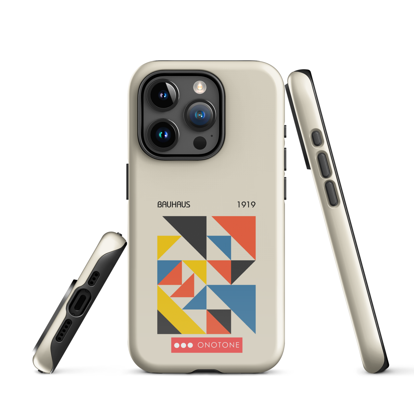 Dual Layer Bauhaus modern iPhone® Case