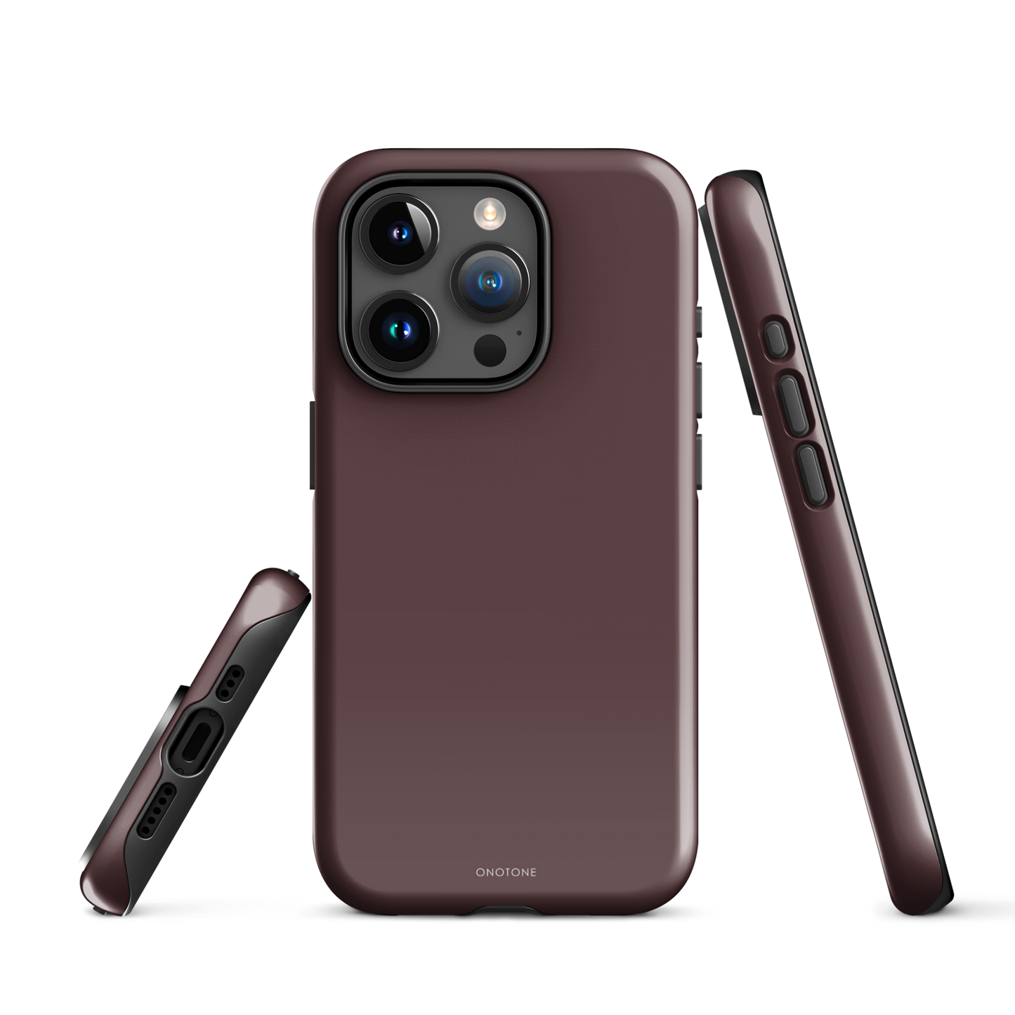 BROWN MINIMALIST IPHONE® CASE - PANTONE® DECADENT CHOCOLATE