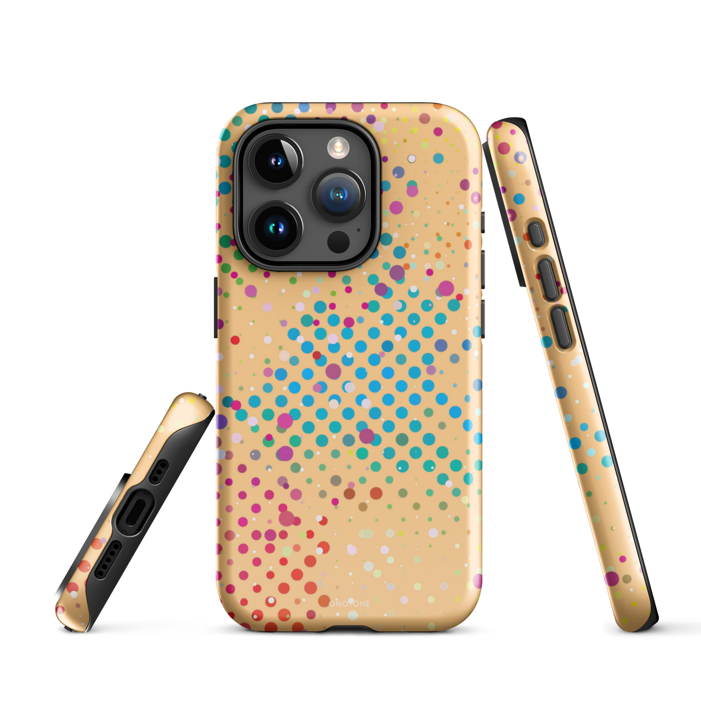 Warm Cocoon Polka Dot iPhone 15 Pro (MagSafe) Case