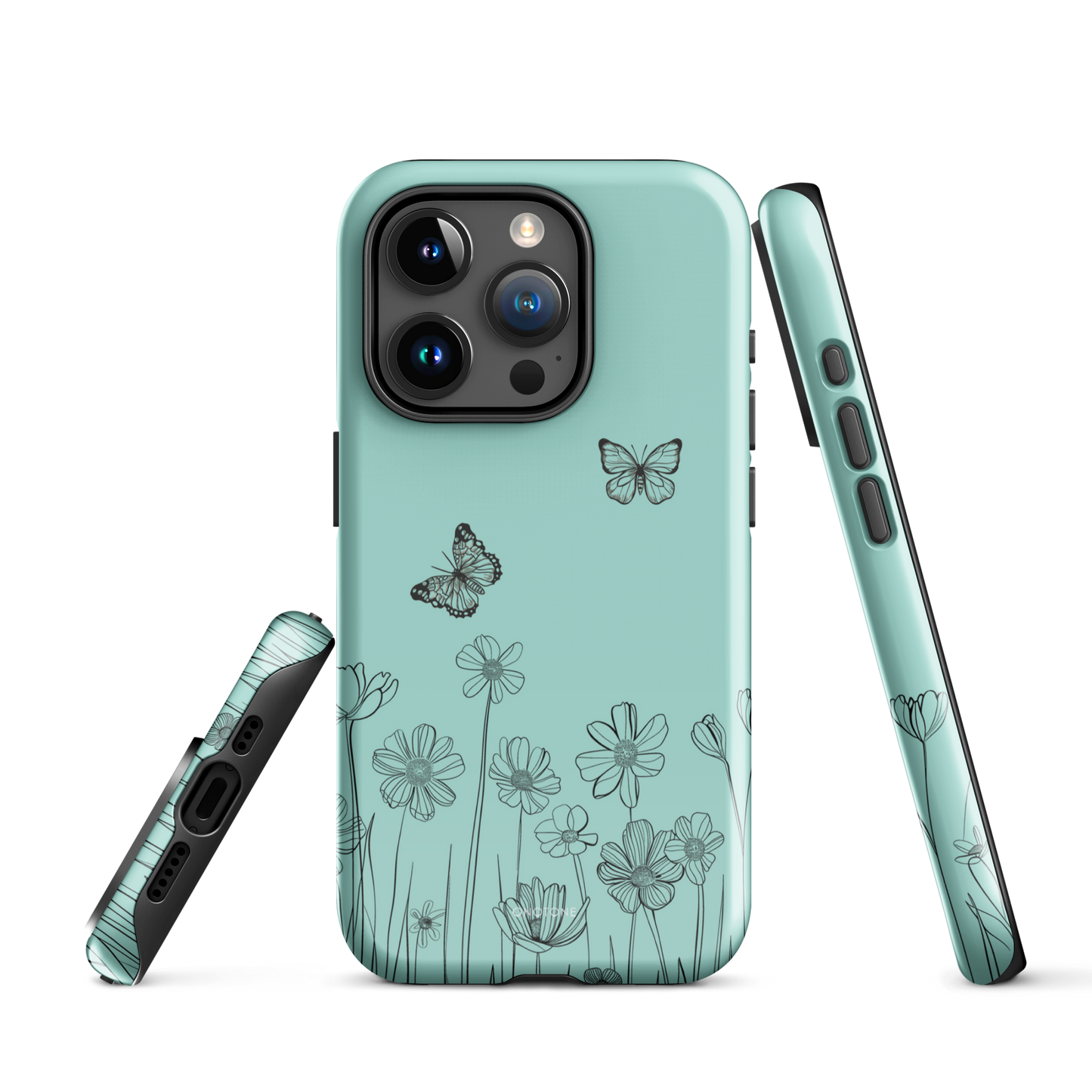 Aqua Frost Pastel Color iPhone 15 Pro (MagSafe) Case