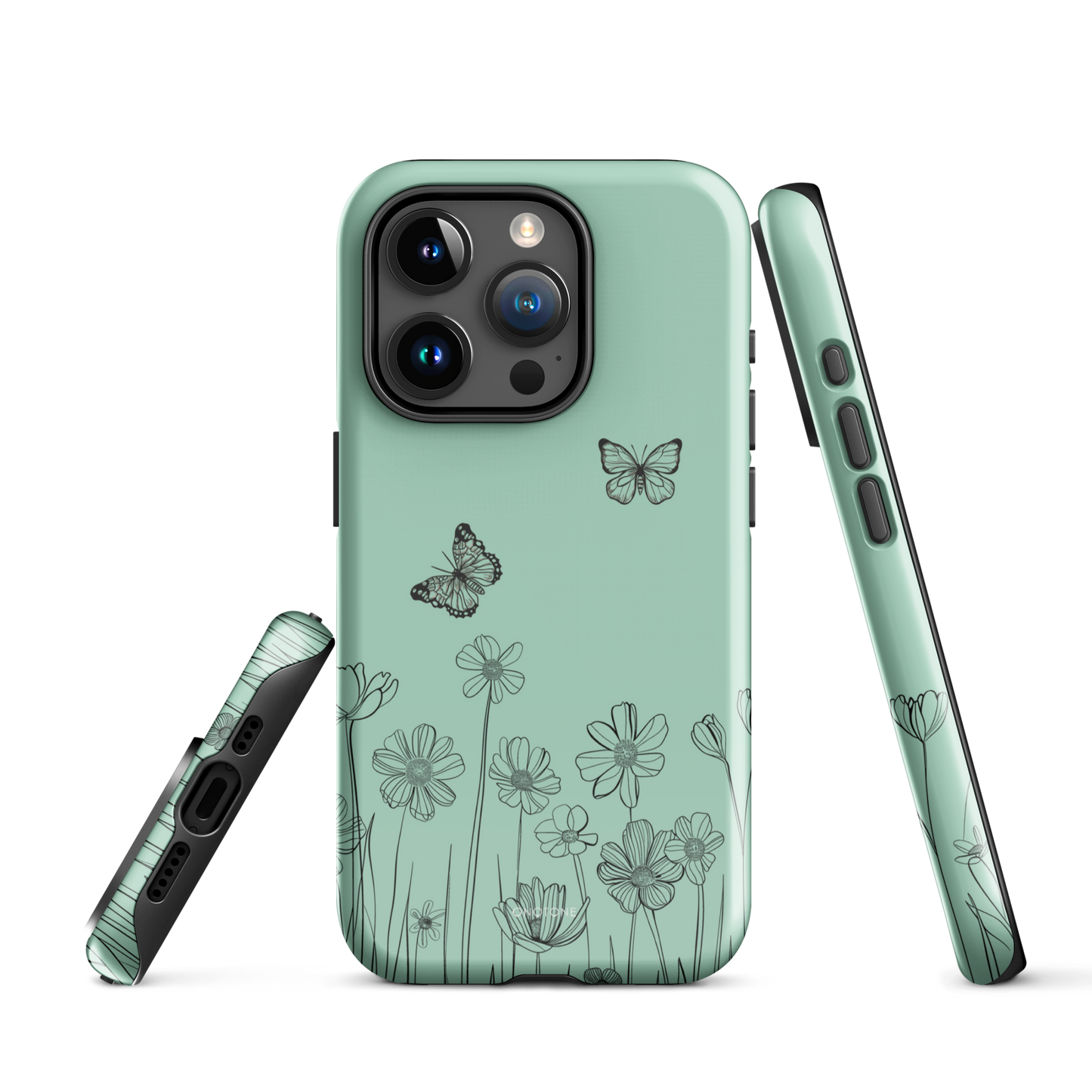 Serene Green Pastel Color iPhone 15 Pro (MagSafe) Case