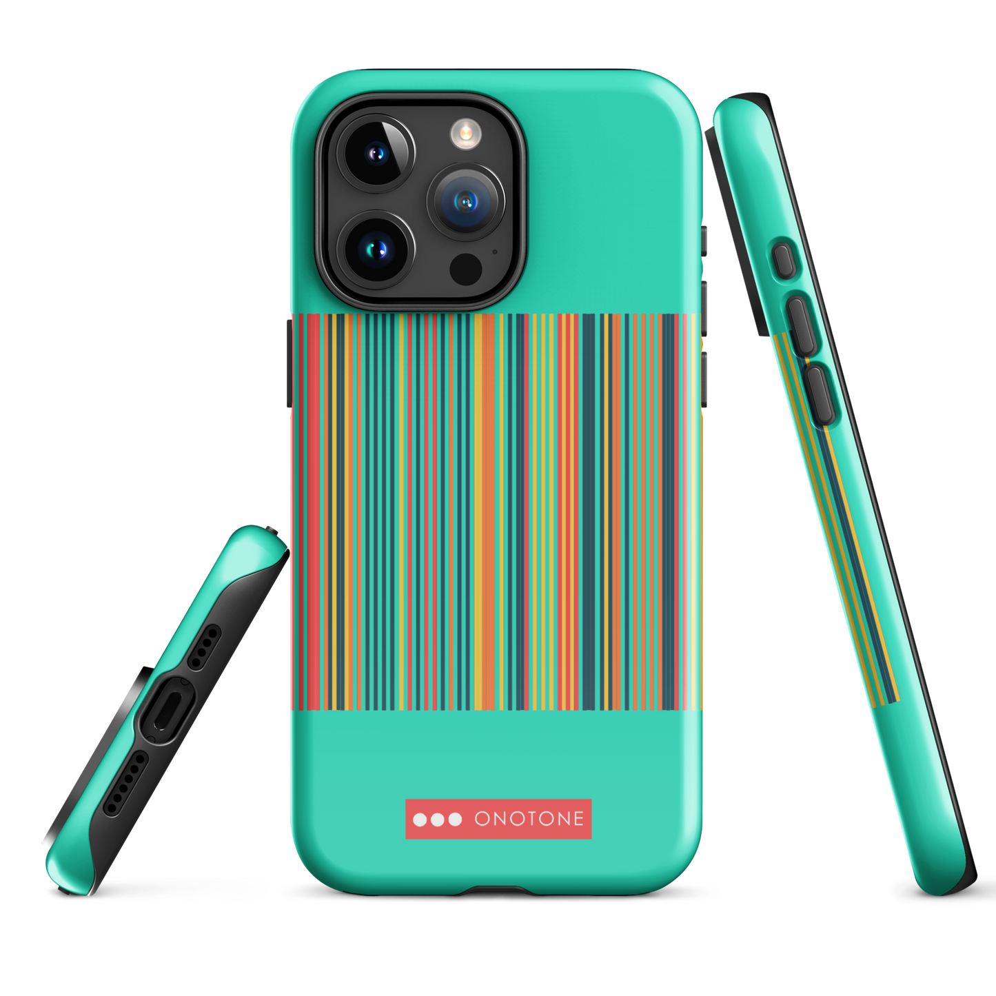 Dual Layer green modern iPhone® Case
