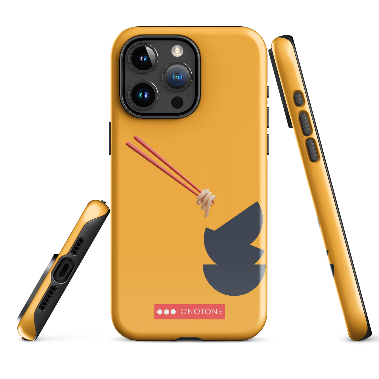 Dual Layer yellow modern iPhone® Case