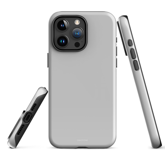 GRAY MINIMALIST IPHONE® CASE - PANTONE® 420