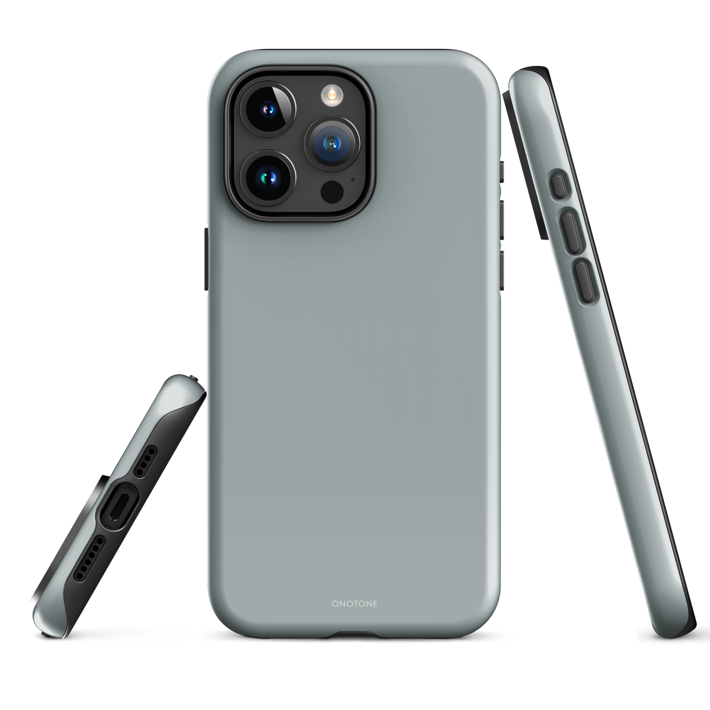 GRAY MINIMALIST IPHONE® CASE - PANTONE® 442