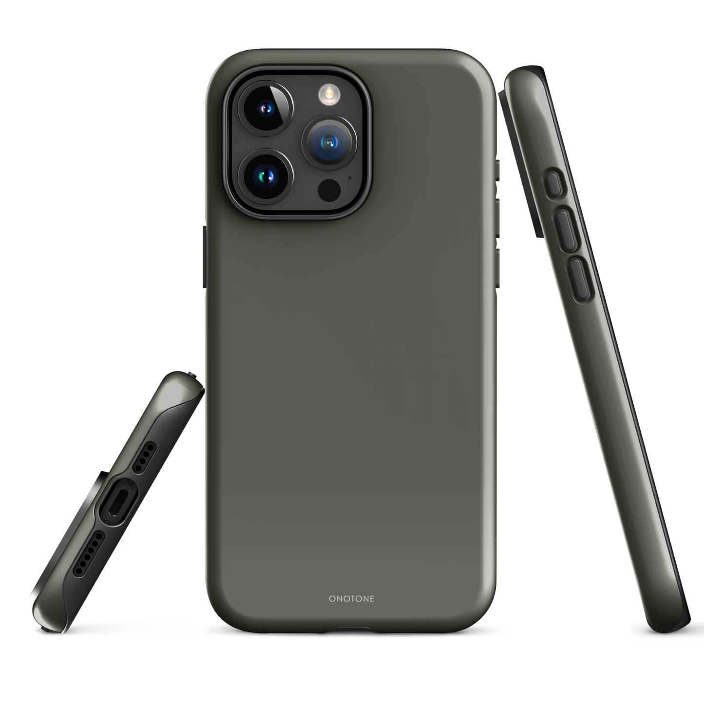 GRAY MINIMALIST IPHONE® CASE - PANTONE® 418