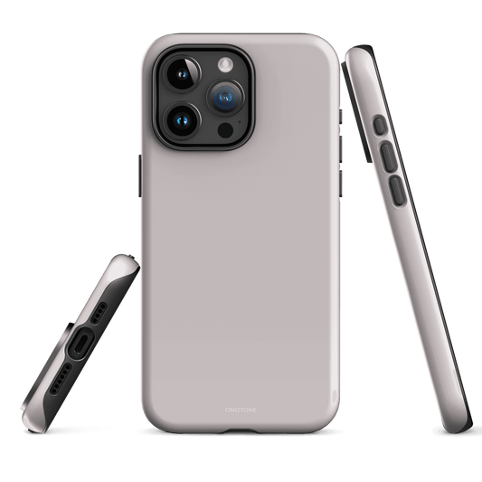 GRAY MINIMALIST IPHONE® CASE - PANTONE® 434