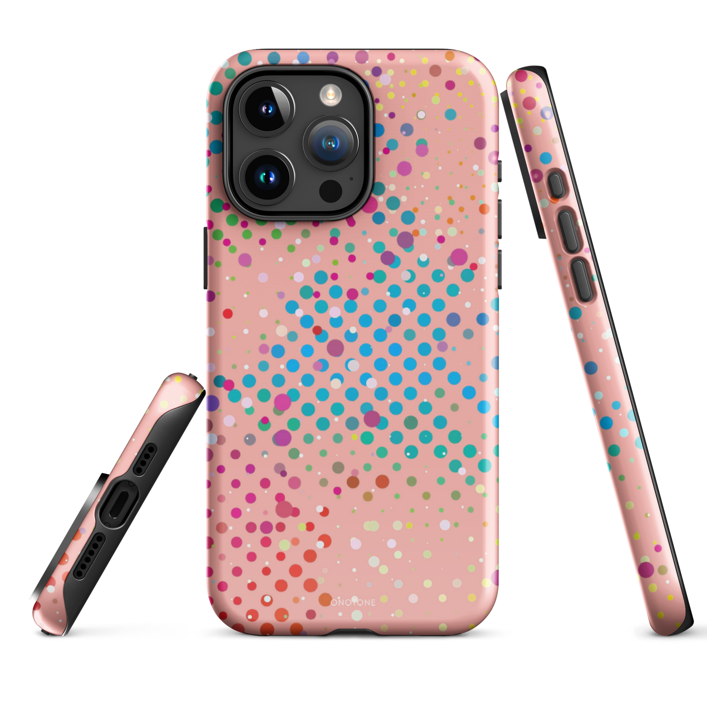 Pearl Vivid Crimson Polka Dot iPhone 15 Pro Max (MagSafe) Case