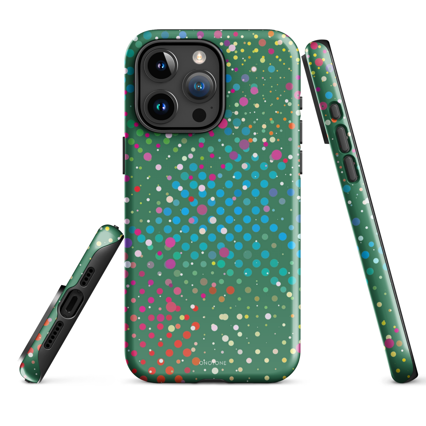 La Salle Green Polka Dot iPhone 15 Pro Max (MagSafe) Case