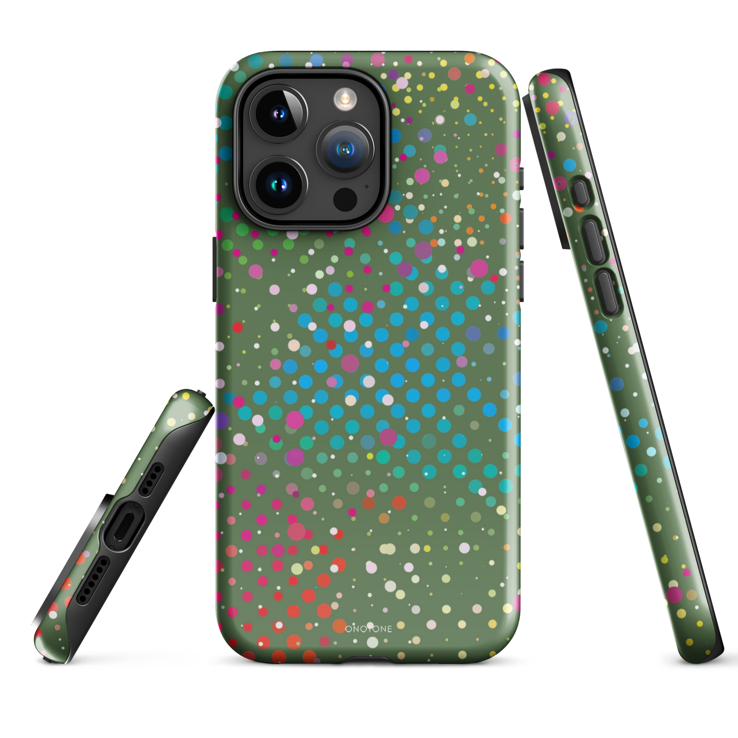 Japanese Laurel Polka Dot iPhone 15 Pro Max (MagSafe) Case