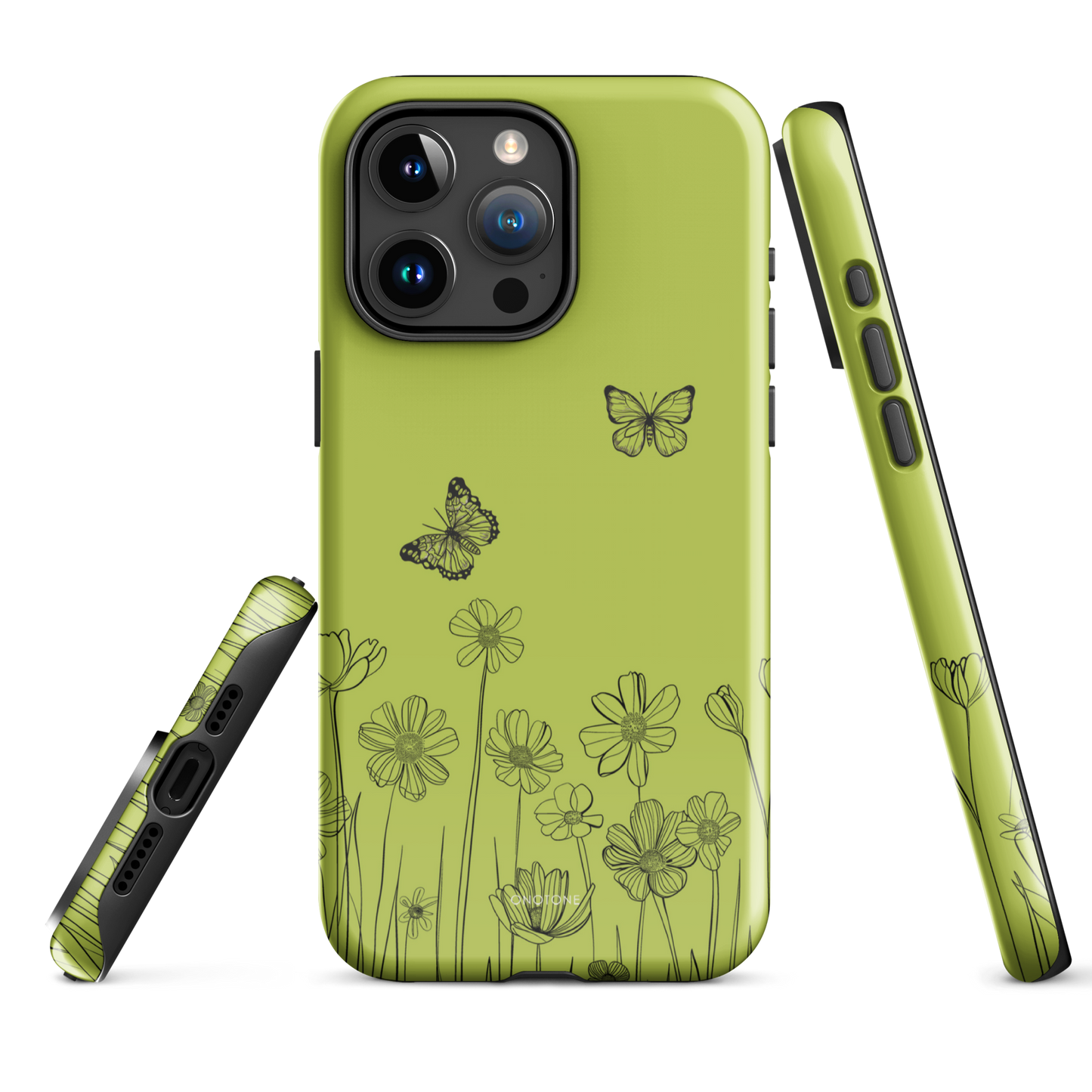 Large Leafed Lime Pastel Color iPhone 15 Pro Max (MagSafe) Case