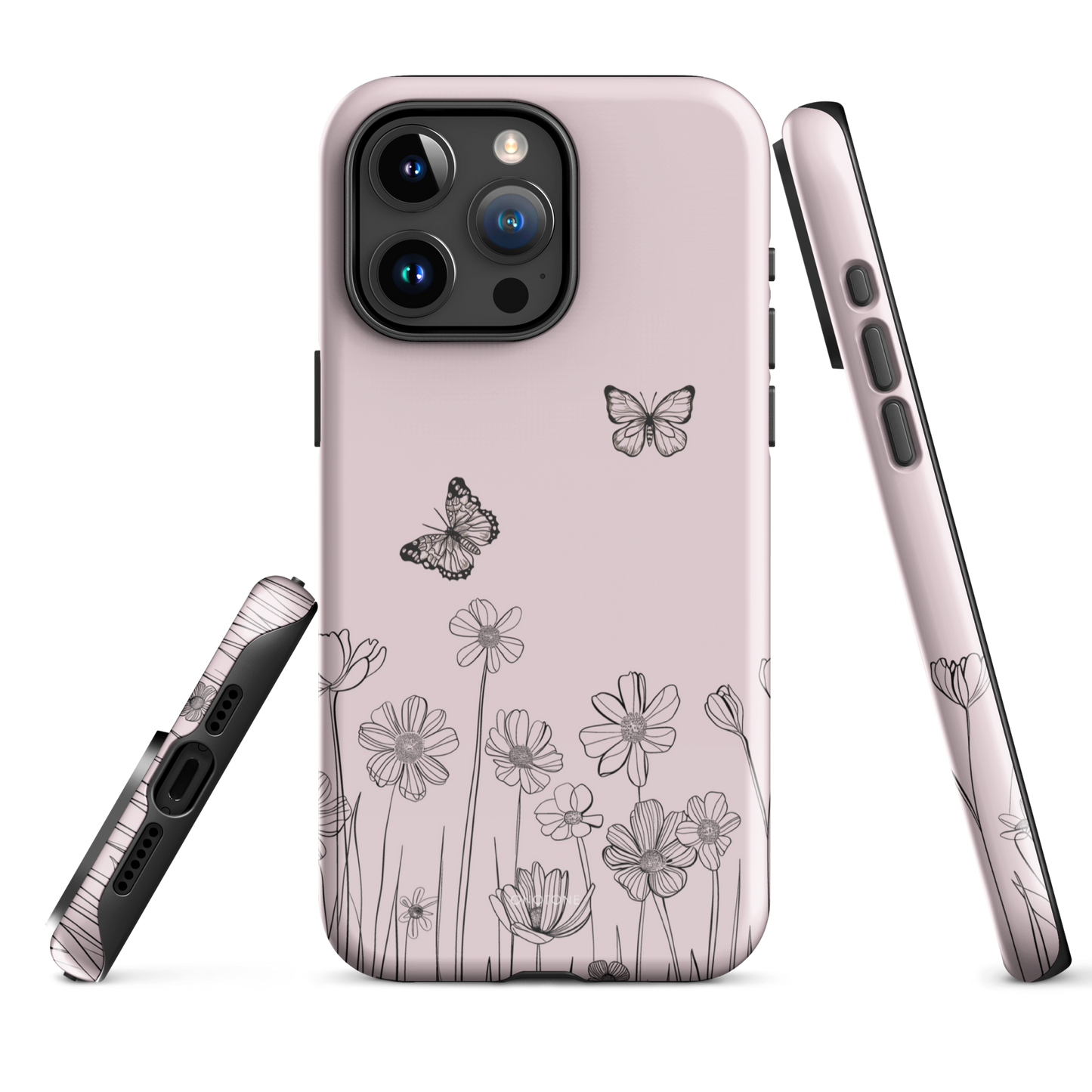 Raindrop Roses Pastel Color iPhone 15 Pro Max (MagSafe) Case