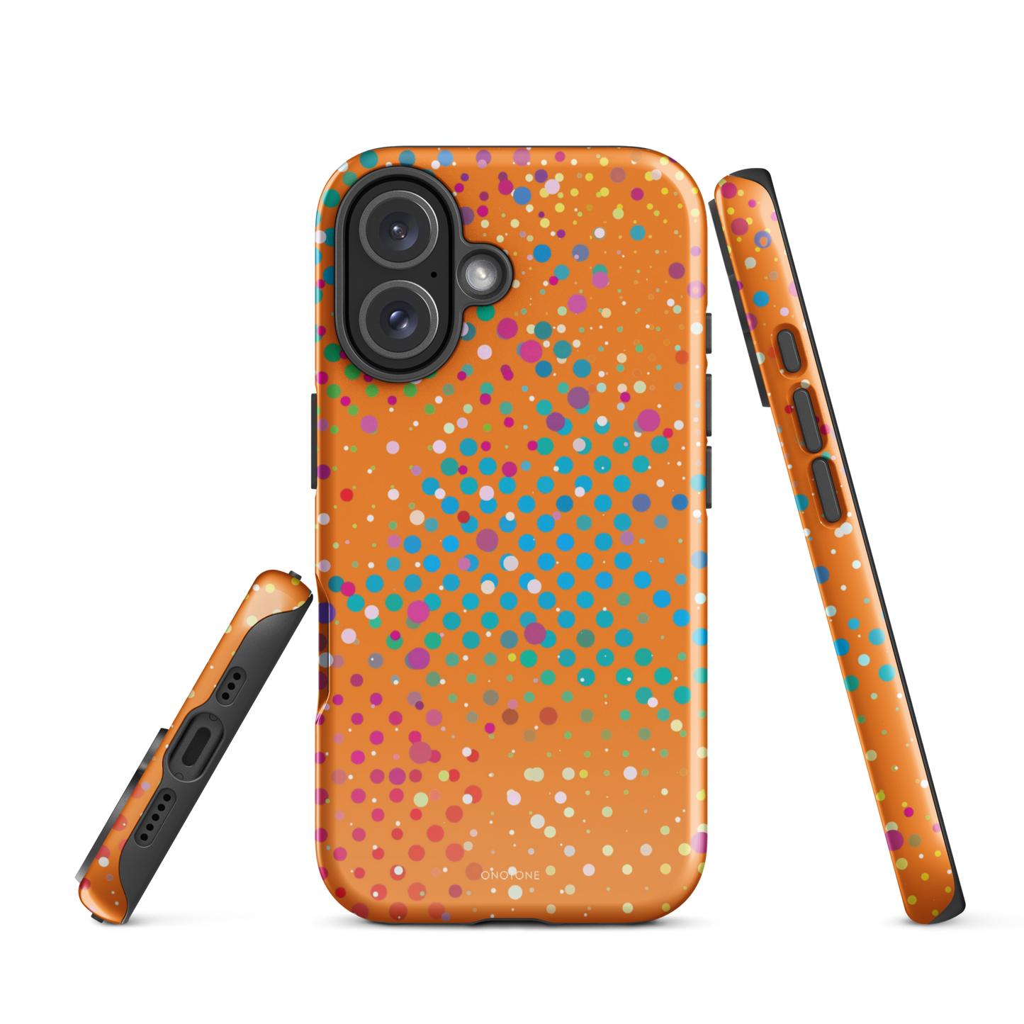 Philippine Orange Polka Dot iPhone 16 (MagSafe) Case