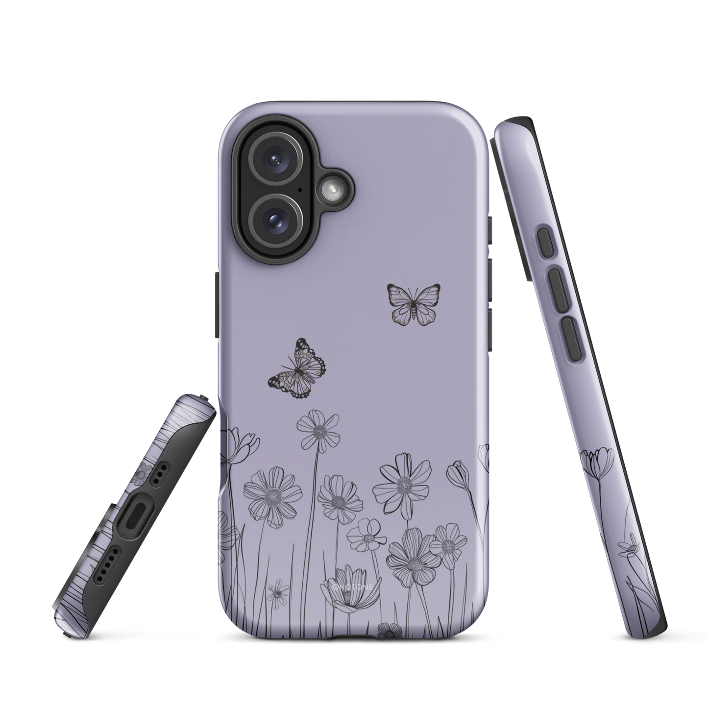 Lilac Clematis Pastel Color iPhone 16 (MagSafe) Case