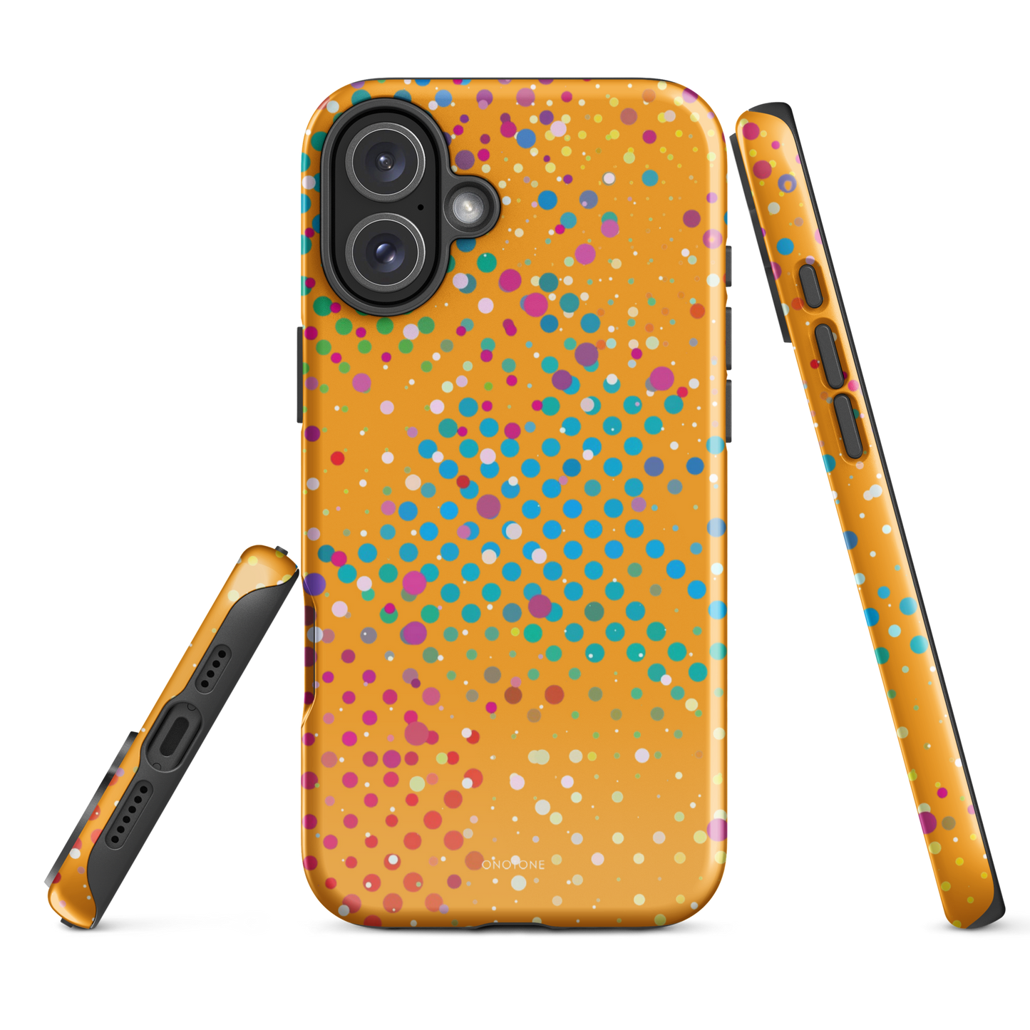 Mandarin Peel Polka Dot iPhone 16 Plus (MagSafe) Case