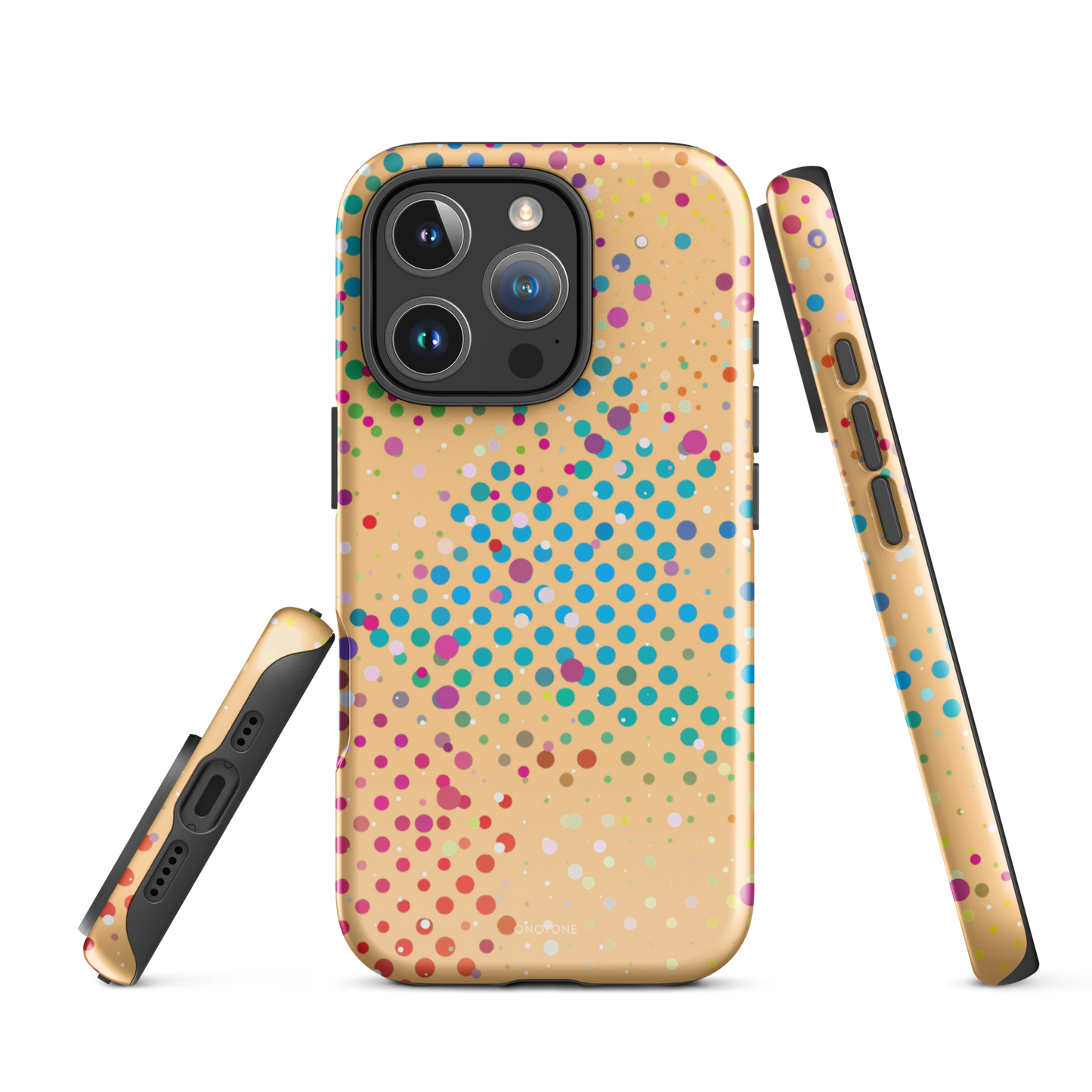 Warm Cocoon Polka Dot iPhone 16 Pro (MagSafe) Case