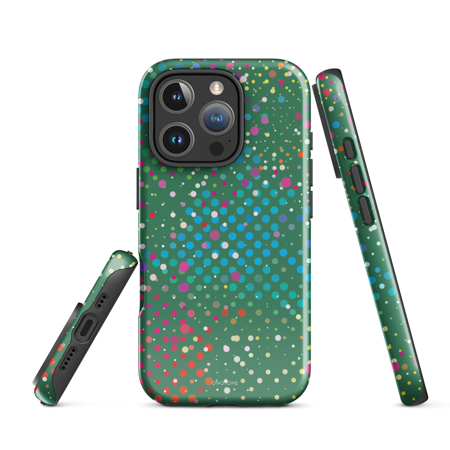 La Salle Green Polka Dot iPhone 16 Pro (MagSafe) Case