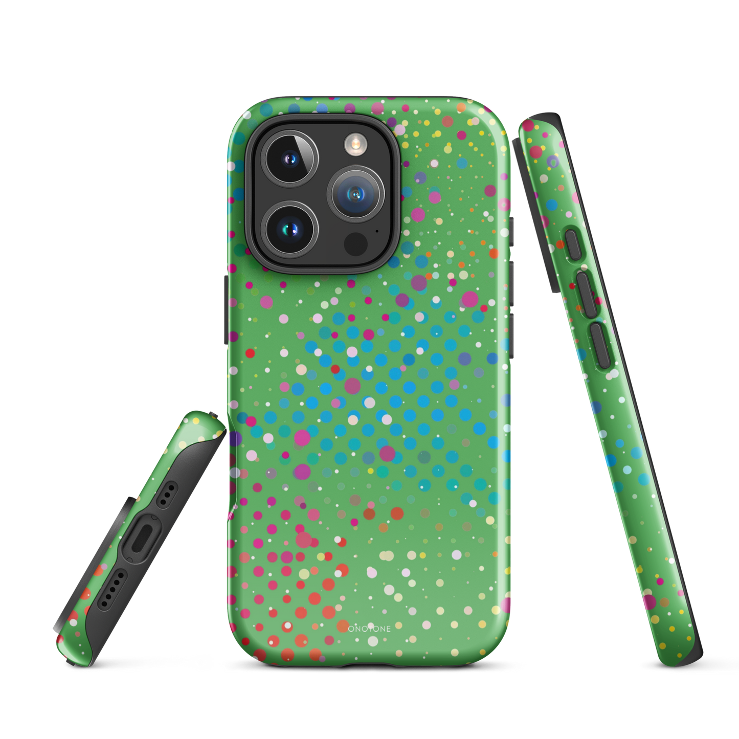 Leafy Green Polka Dot iPhone 16 Pro (MagSafe) Case