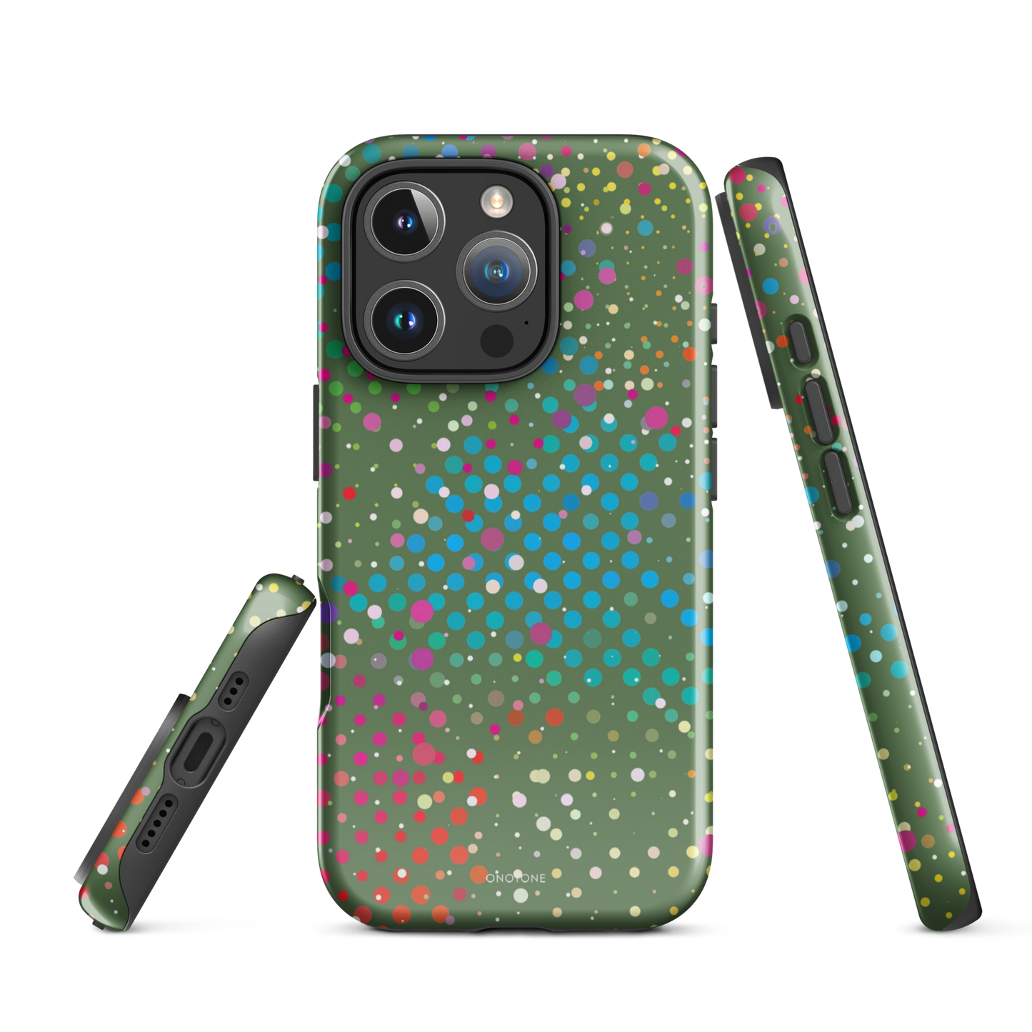 Japanese Laurel Polka Dot iPhone 16 Pro (MagSafe) Case