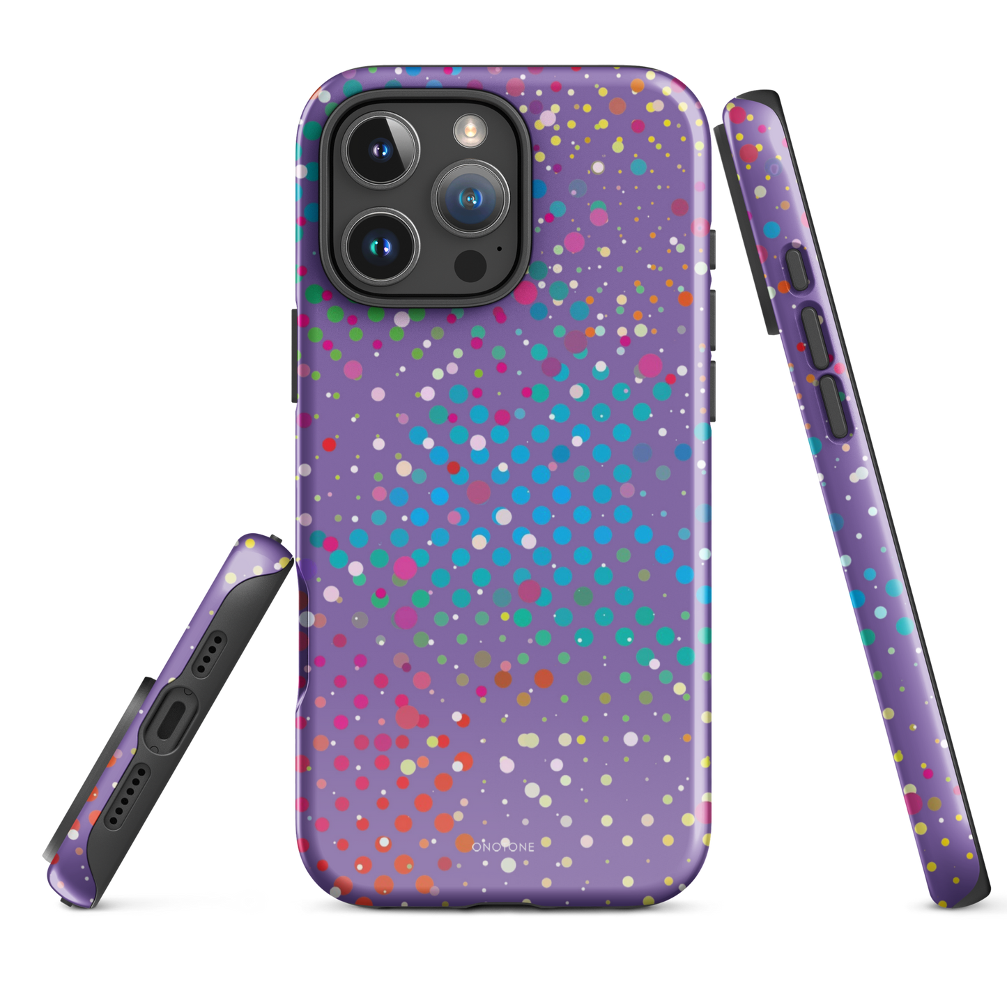 Purple Polka Dot iPhone 11 Case
