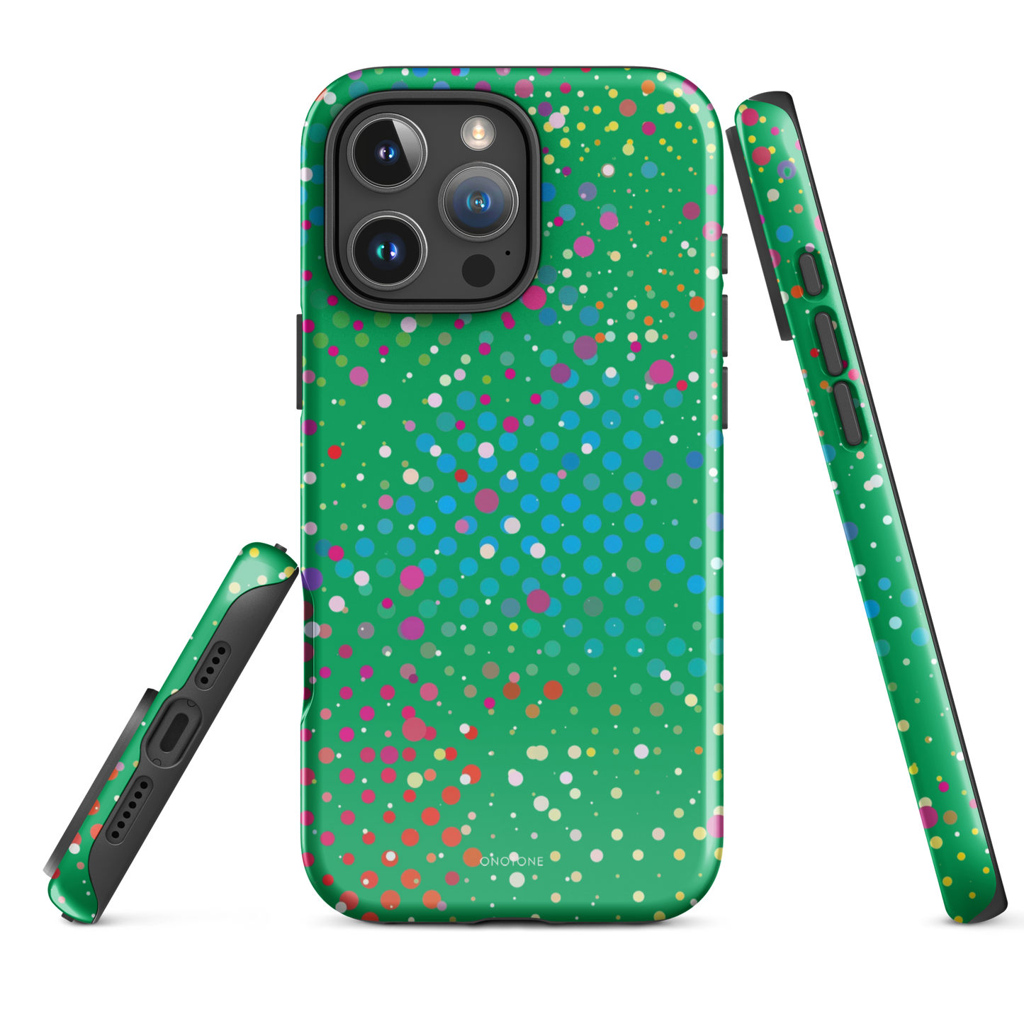 Shamrock Green Polka Dot iPhone 11 Case