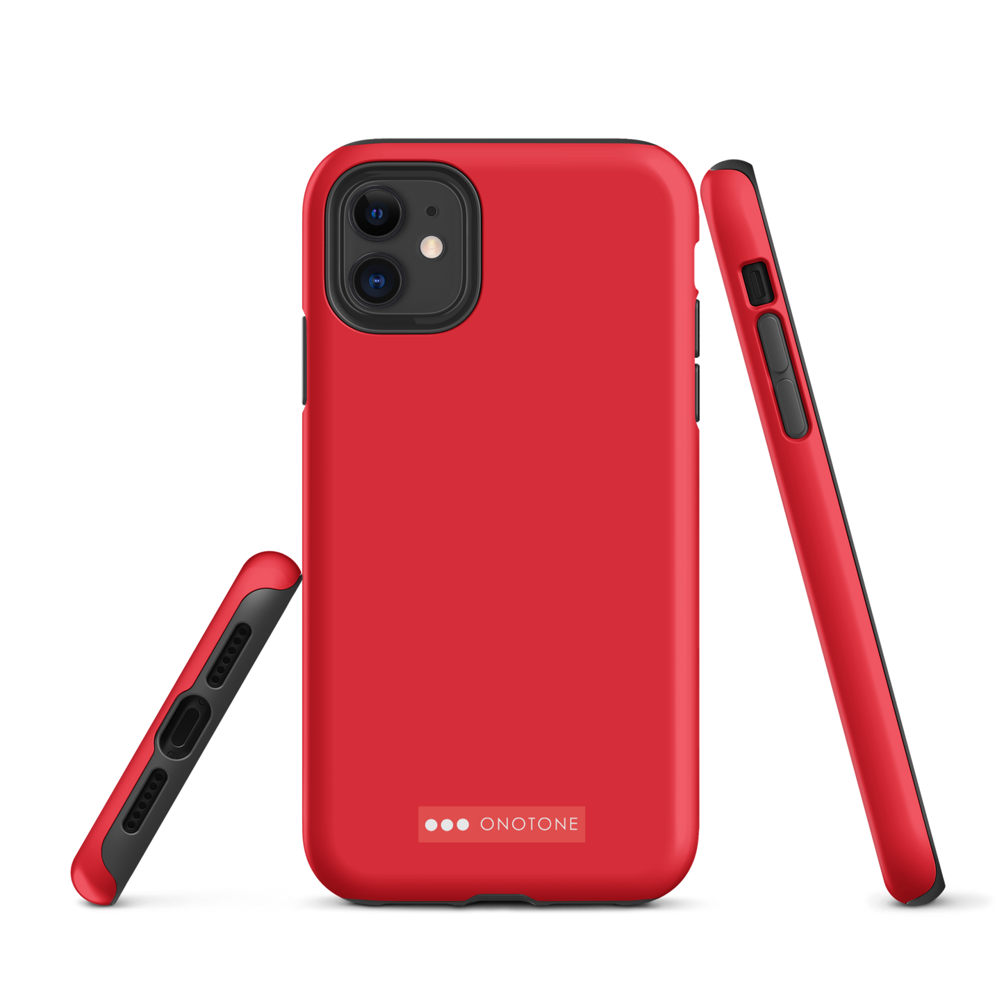 Dual Layer red iPhone® Case - Pantone® 185