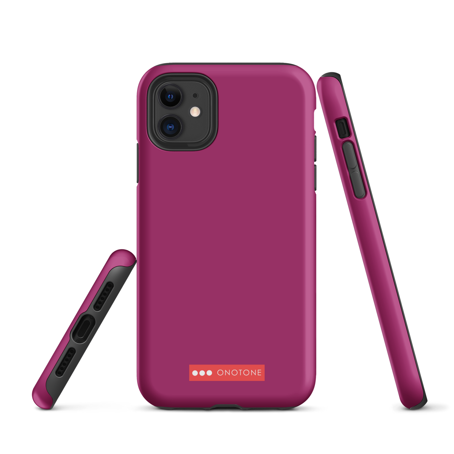 Dual Layer pink iPhone® Case - Pantone® 234