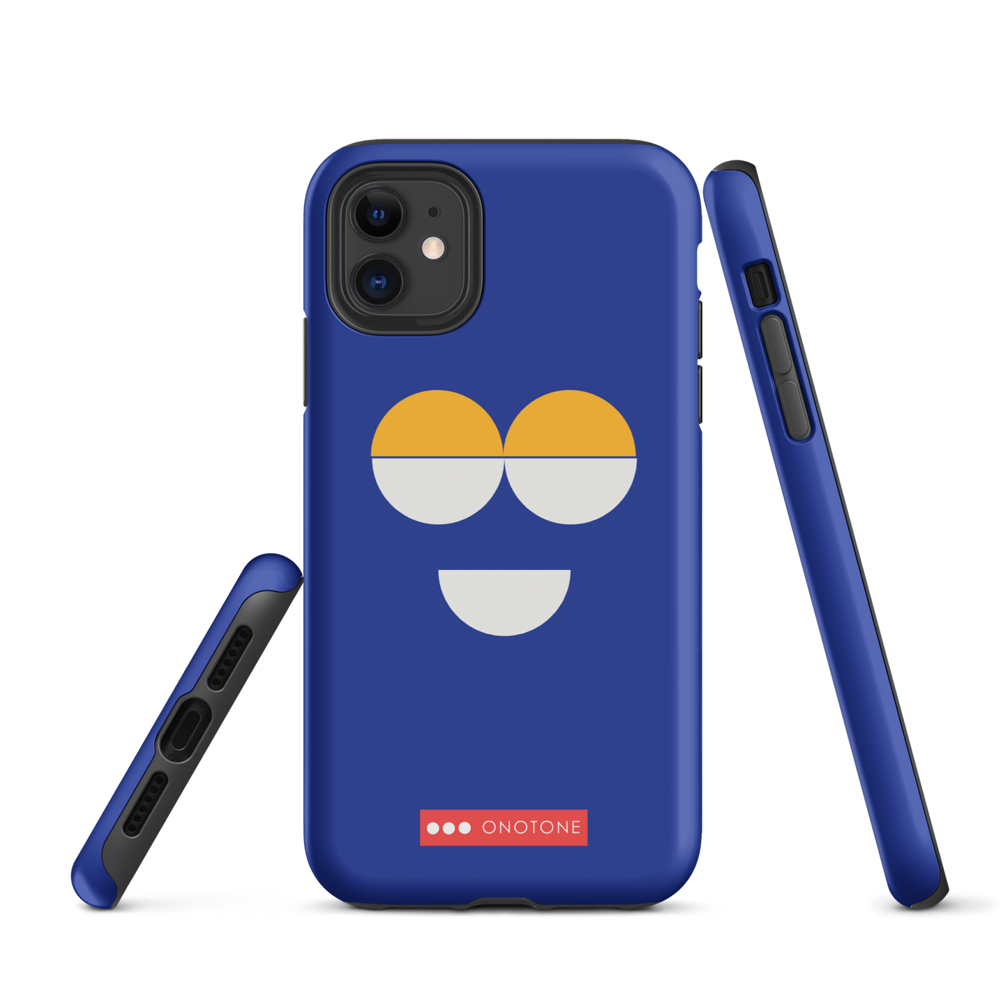 Dual Layer blue modern iPhone® Case