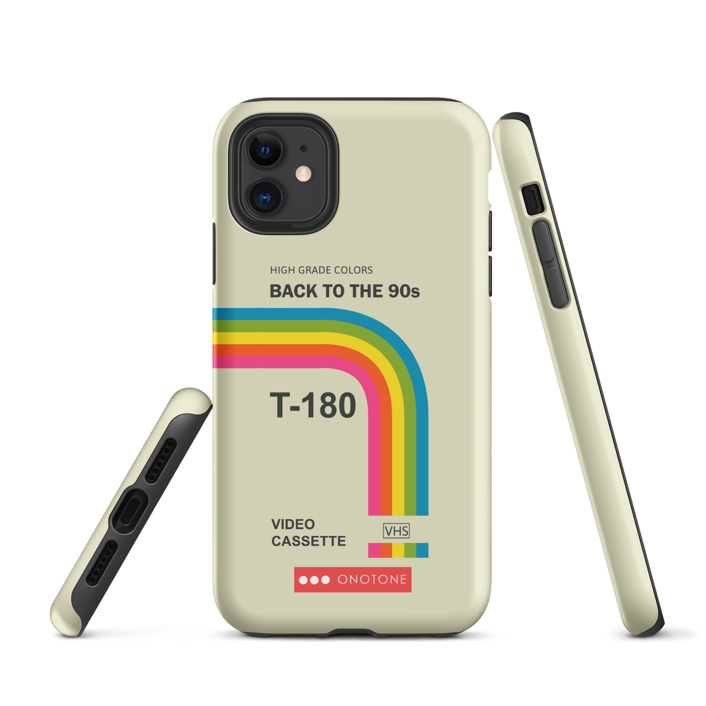 Dual Layer back to 90s VHS modern iPhone® Case