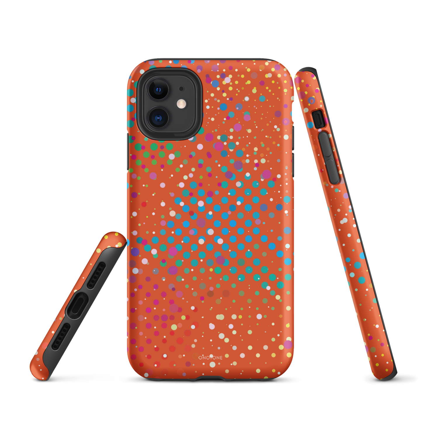 Vivid Vermilion Polka Dot iPhone 11 Pro Case