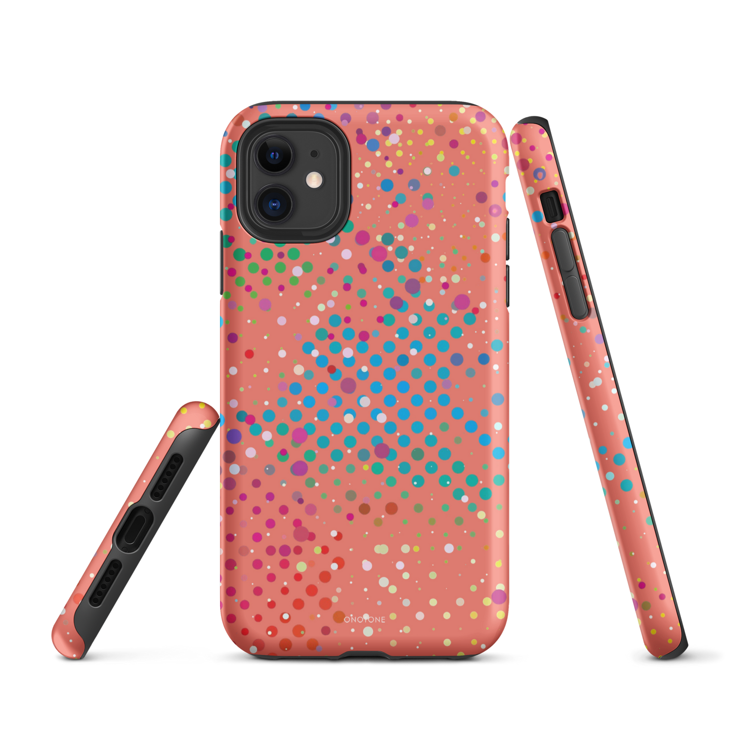 Soft Vivid Crimson Polka Dot iPhone 11 Pro Case