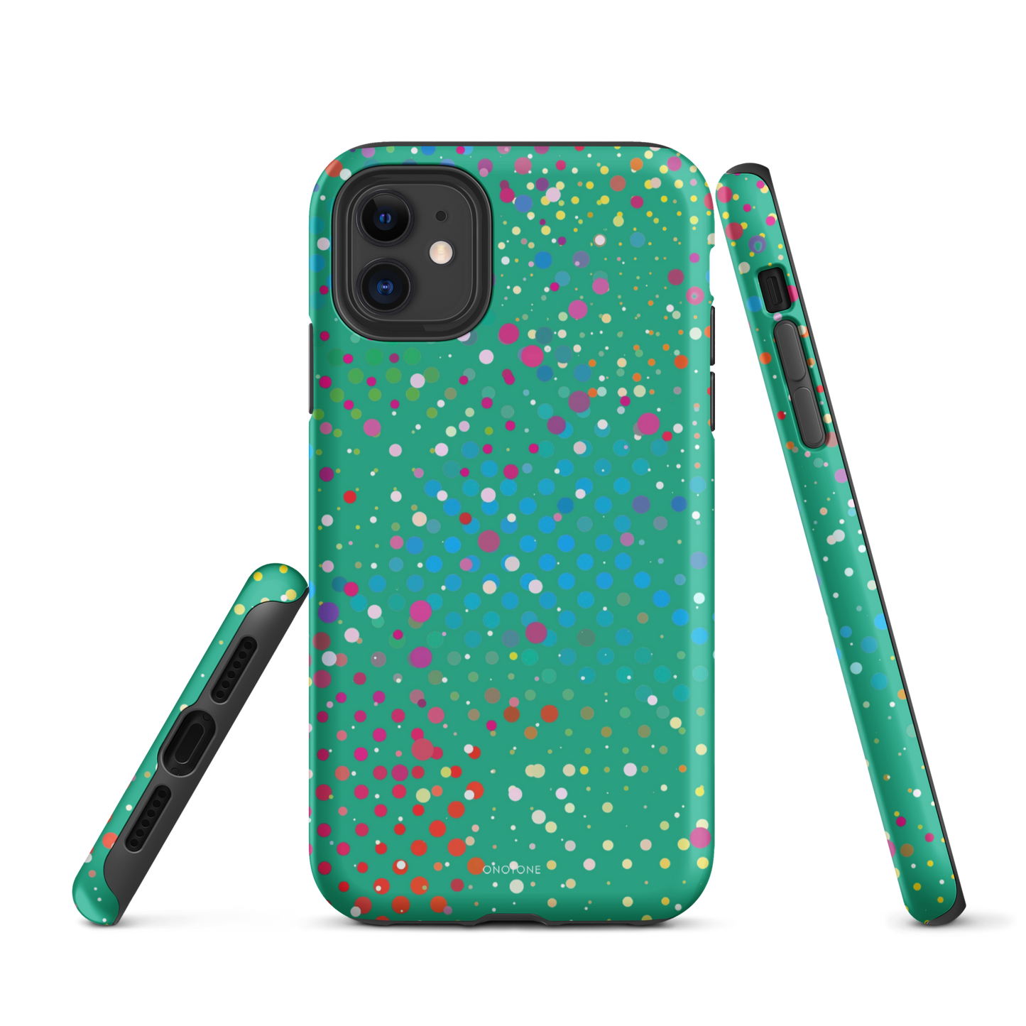 Persian Green Polka Dot iPhone 11 Pro Case