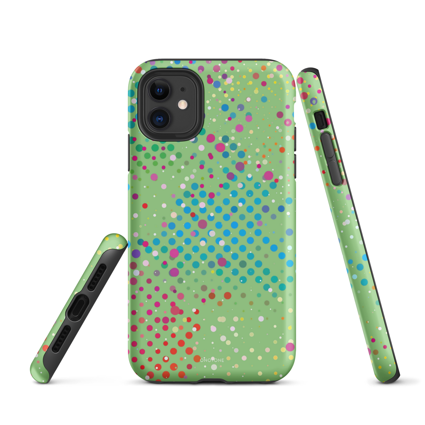 Granny Smith Apple Polka Dot iPhone 11 Pro Case
