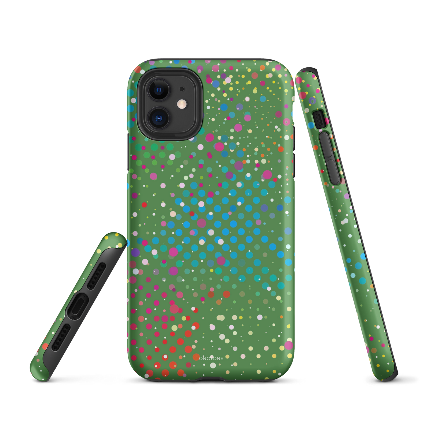 Grass Green Polka Dot iPhone 11 Pro Case